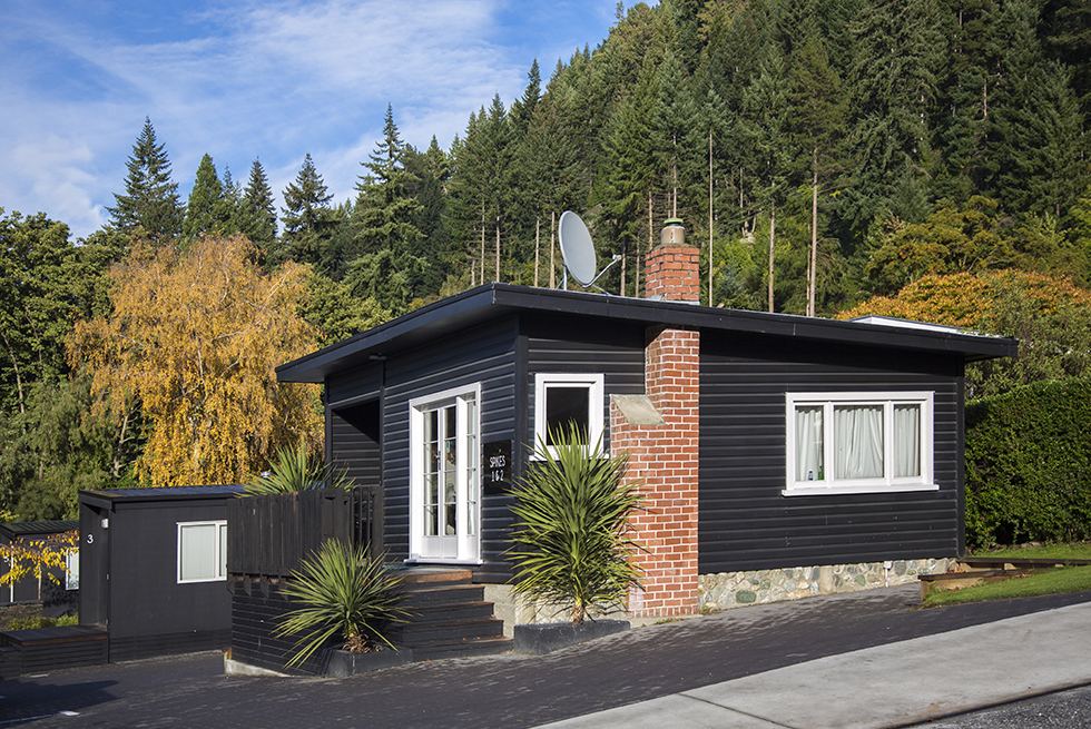 Small building with chimney