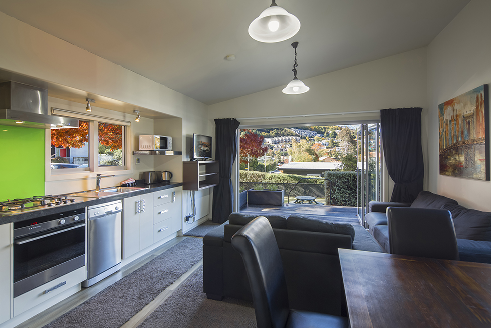 Kitchen and dining room interior