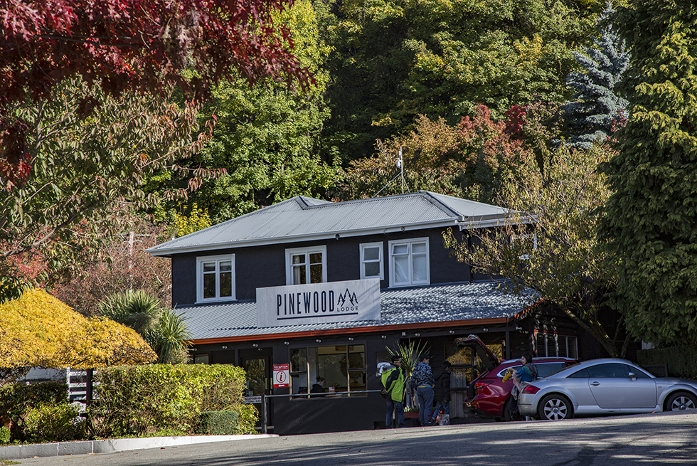 Building exterior surrounded by trees