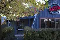 the hub building exterior